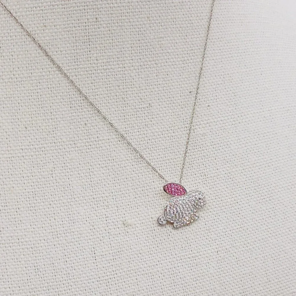 925 AU Bunny Rabbit Necklace 18